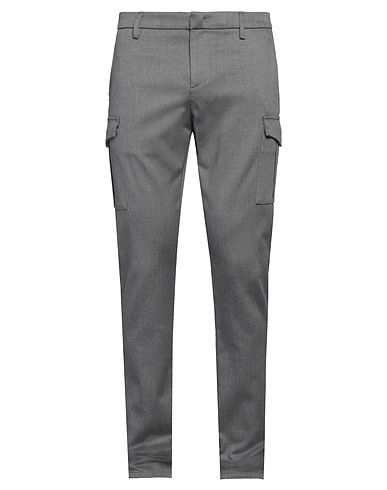 DONDUP Pantalone Grigio 51% Lana Vergine, 47% Cotone, 2% Elastan