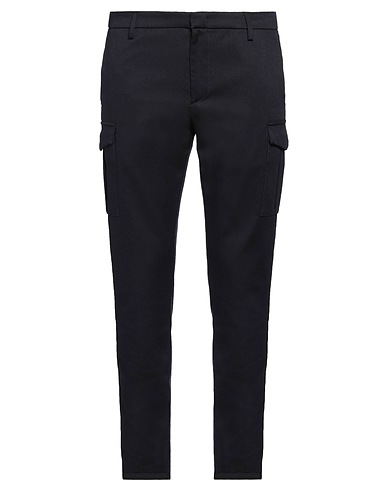 DONDUP Pantalone Blu notte 51% Lana Vergine, 47% Cotone, 2% Elastan