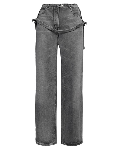 COURRÈGES Denim trousers Grey 100% Cotton