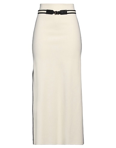 MAX MARA Maxi Skirts AVORIO 80% Cotton, 20% Polyester