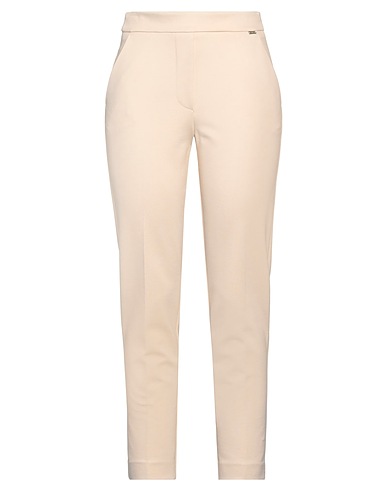 KAOS Casual trouser Cream 70% Viscose, 25% Polyamide, 5% Elastane