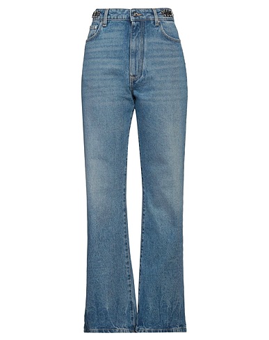 RABANNE Denim pants Blue 100% Cotton