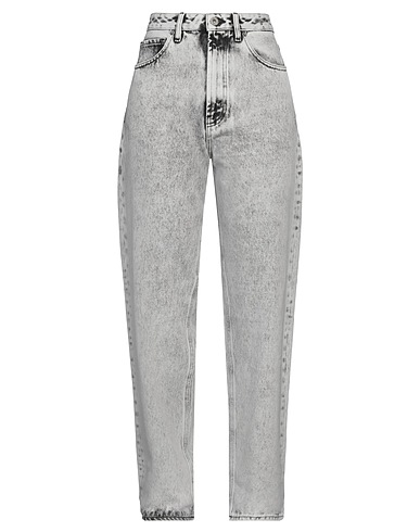 PENCE Denim trousers Light grey 100% Cotton