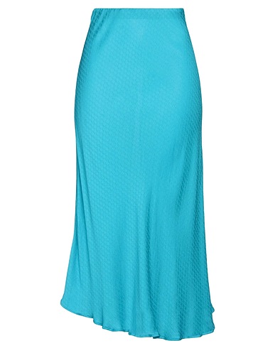 HERSKIND Midi skirt Turquoise 100% Viscose