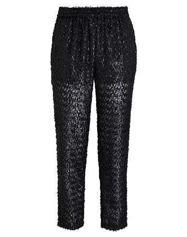 REDValentino Casual pants Black 63% Polyester, 37% Viscose