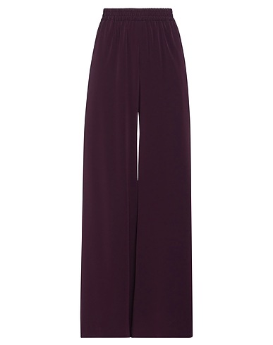 GIANLUCA CAPANNOLO Casual trouser Plum 82% Triacetate, 18% Polyethylene