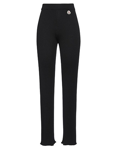 MONCLER Casual trouser Black 50% Acrylic, 50% Virgin Wool