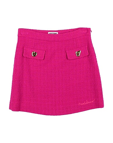 MOSCHINO TEEN Gonna Fucsia 80% Lana, 20% Poliestere
