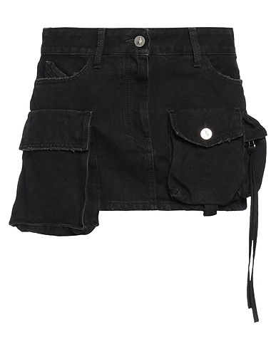 THE ATTICO Denim skirt Black 100% Cotton