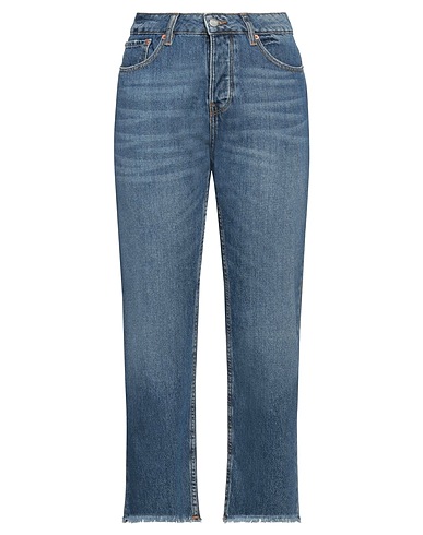 REIKO Denim trousers Blue 100% Cotton