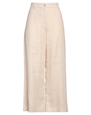 'S MAX MARA Hosen Beige 100% Leinen