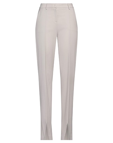 FABIANA FILIPPI Casual pants Grey 94% Virgin Wool, 5% Polyamide, 1% Elastane