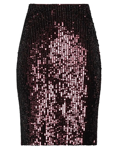 LAUREN RALPH LAUREN Midi-Rock Bordeaux 100% Polyester