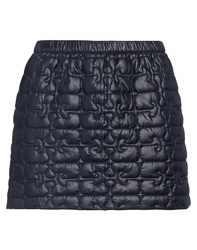 GANNI Mini skirt Navy blue 100% Recycled polyamide