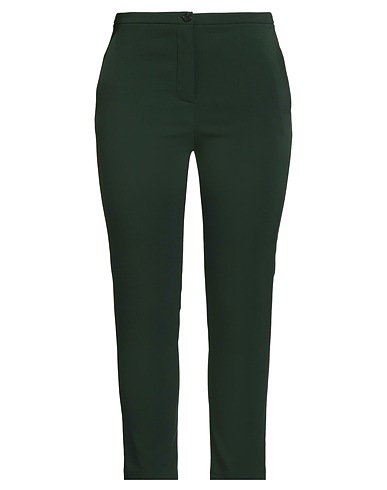 PATRIZIA PEPE Casual pants Dark green 97% Polyester, 3% Elastane