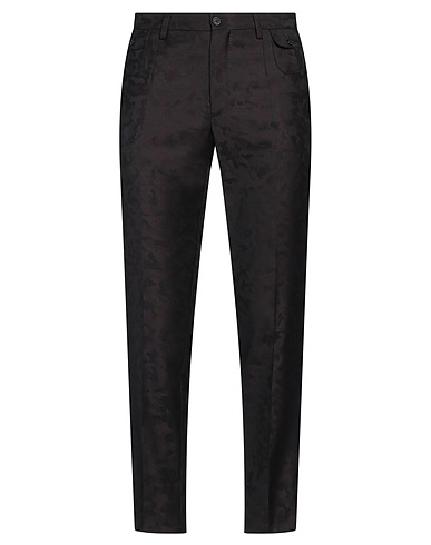 DOLCE&GABBANA Casual pants Dark brown 100% Virgin Wool