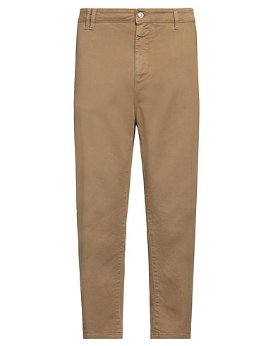 CYCLE Casual trouser Khaki 98% Cotton, 2% Elastane