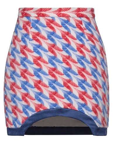 CASABLANCA Mini skirt White 77% Wool, 21% Cotton, 2% Polyamide, Silk