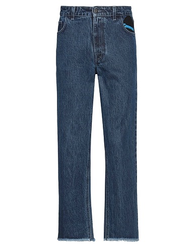 RAF SIMONS Denim pants Blue 100% Cotton