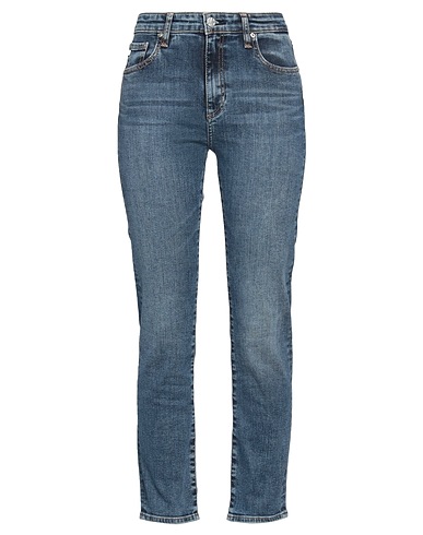 AG JEANS Denim trousers Blue 86% Cotton, 12% Polyester, 2% Elastane