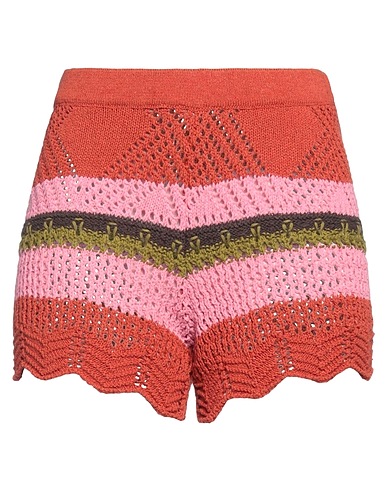 AKEP Shorts & Bermuda Rust 80% Cotton, 20% Polyester