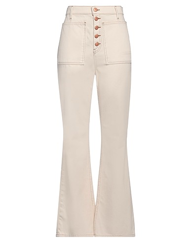 ULLA JOHNSON Casual pants Beige 100% Cotton