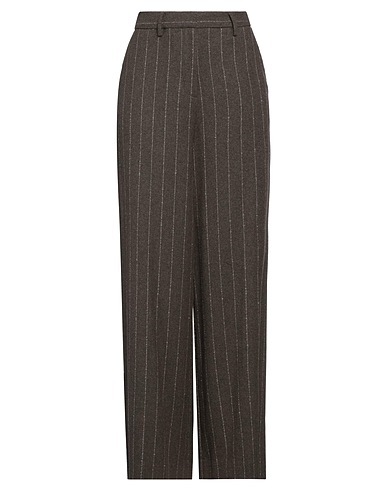 REMAIN BIRGER CHRISTENSEN Casual trouser Khaki 73% Wool, 25% Polyester, 2% Elastane