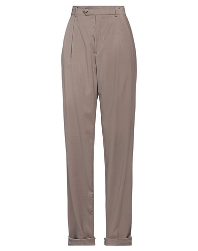 SPORTMAX Pantalone Grigio 100% Lana Vergine