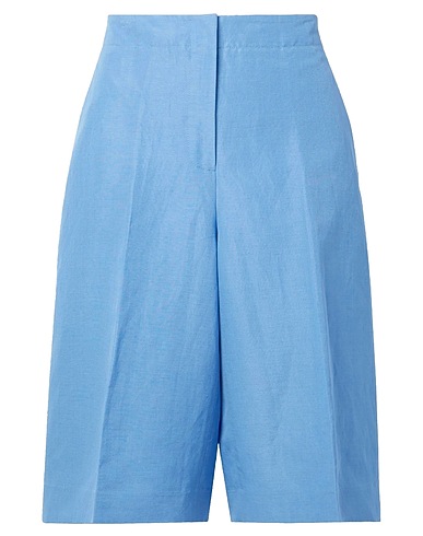 LAFAYETTE 148 Shorts & Bermuda Light blue 55% Silk, 45% Linen