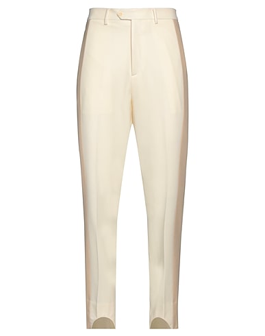 PAURA Casual trouser Cream 100% Virgin Wool