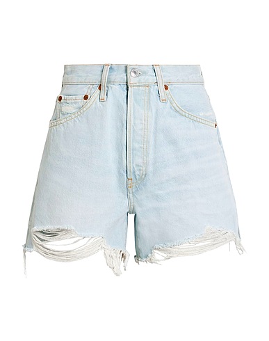 RE/DONE Denim shorts Blue 100% Organic cotton