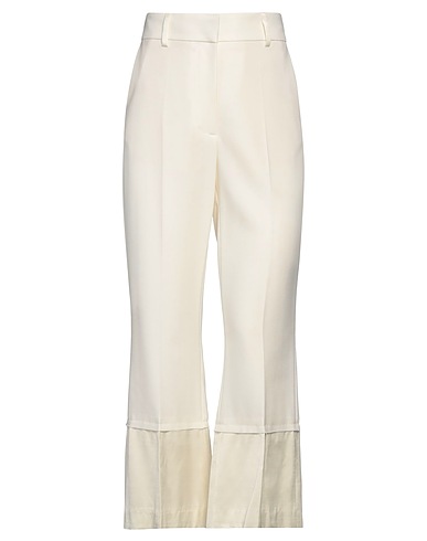 WALES BONNER Casual trouser Ivory 100% Wool, Viscose