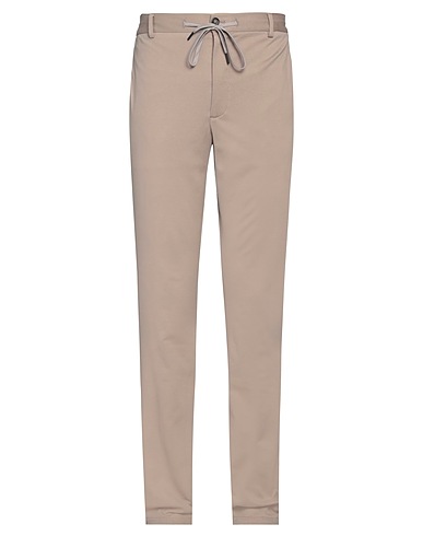 CIRCOLO 1901 Casual pants Taupe 97% Cotton, 3% Elastane