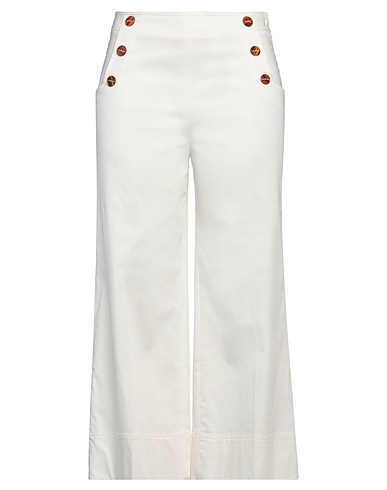 NENETTE Pantalone Bianco 98% Cotone, 2% Elastan