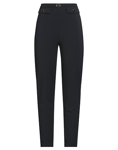ELISABETTA FRANCHI Casual trouser ESSENTIALS Black 96% Polyester, 4% Elastane