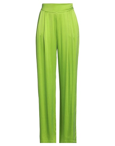 NENETTE Pantalone Verde lime 58% Cupro, 42% Viscosa