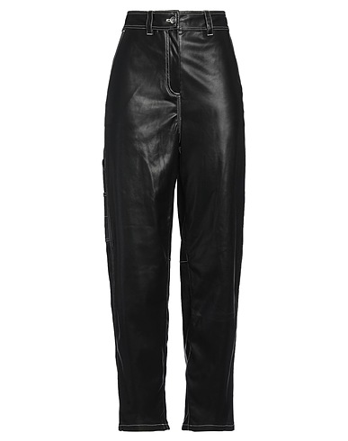 STAND STUDIO Casual trouser Black 65% Polyurethane, 35% Polyester, Cotton