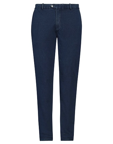 CIRCOLO 1901 Casual trouser Navy blue 92% Cotton, 8% Elastane