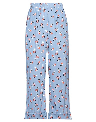 P.A.R.O.S.H. Casual trouser Sky blue 93% Silk, 7% Elastane