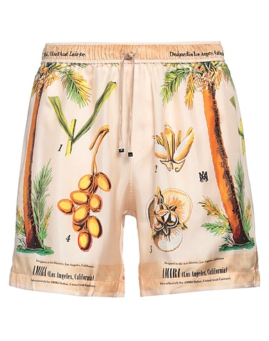 AMIRI Shorts & Bermuda Ivory 100% Silk
