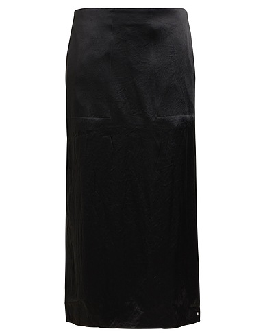 SPORTMAX Midi skirt Black 100% Acetate