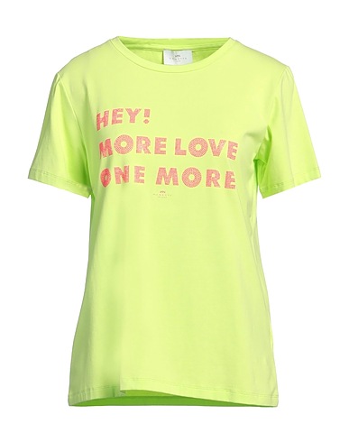 NENETTE T-shirt Verde lime 100% Cotone