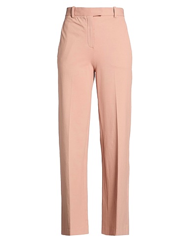 CIRCOLO 1901 Wide-leg pants ROSA ANTICO 97% Cotton, 3% Elastane