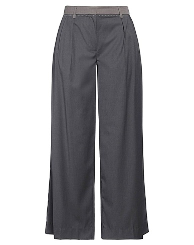 REMAIN BIRGER CHRISTENSEN Pantalone Piombo 67% Poliestere riciclato, 26% Viscosa, 7% Lana