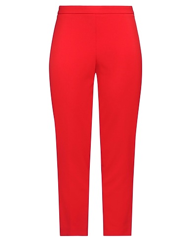 BOSS Casual pants Red 61% Recycled polyester, 26% Viscose, 7% Cotton, 6% Elastane