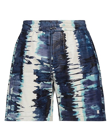 AMIRI Shorts & Bermuda Blue Ovine leather