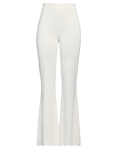 ERMANNO SCERVINO Casual pants White 96% Viscose, 4% Polyester