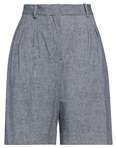 CIRCOLO 1901 Shorts & Bermuda Blue 96% Cotton, 4% Elastane