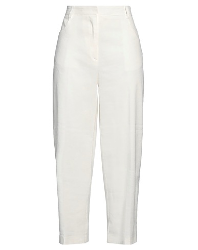 PINKO Casual trouser Ivory 59% Linen, 38% Viscose, 3% Elastane