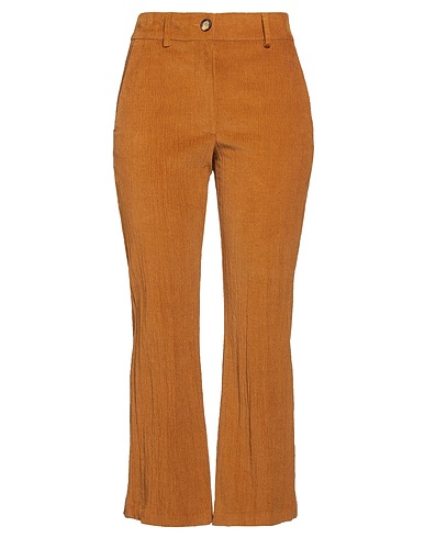 MOMONÍ Pantalone Cammello 84% Cotone, 15% Modal, 1% Elastan